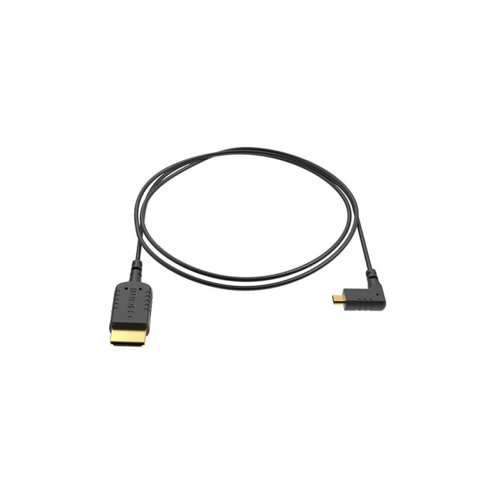 8Sinn Kabel Micro HDMI-HDMI Vinklad Extra Tunn 40cm ryhmässä KODINELEKTRONIIKKA / Kaapelit & Sovittimet / HDMI / Kaapelit @ TP E-commerce Nordic AB (C00154)