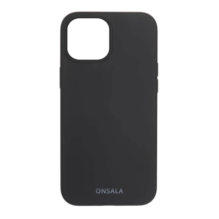 ONSALA Suojakuori Silikooni Black - iPhone 13 Mini ryhmässä ÄLYPUHELIMET JA TABLETIT / Puhelimen suojakotelo / Apple / iPhone 13 Mini / Kuoret @ TP E-commerce Nordic AB (C00233)