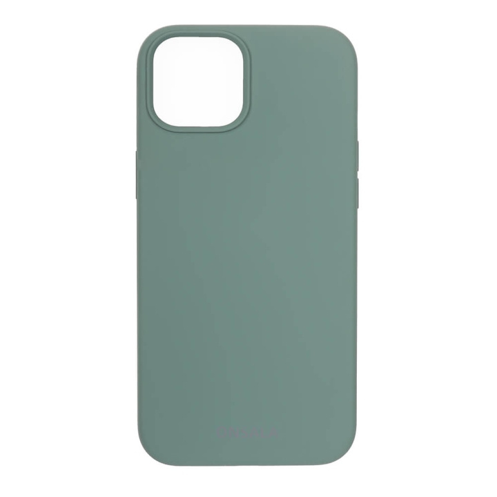 Onsala Mobilskal Silikon Pine Green iPhone 13 ryhmässä ÄLYPUHELIMET JA TABLETIT / Puhelimen suojakotelo / Apple / iPhone 13 / Kuoret @ TP E-commerce Nordic AB (C00240)