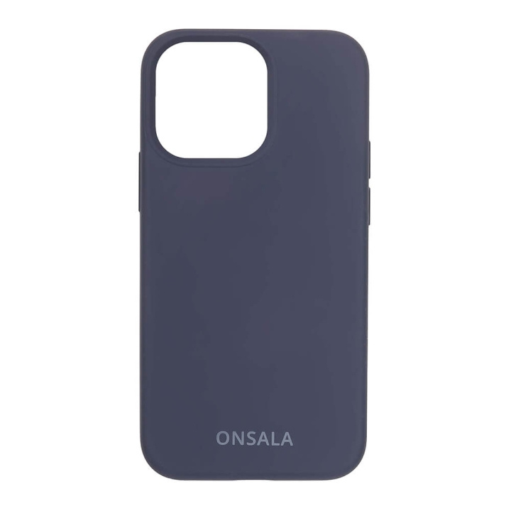 ONSALA Suojakuori Silikooni Cobalt Blue - iPhone 13 Pro ryhmässä ÄLYPUHELIMET JA TABLETIT / Puhelimen suojakotelo / Apple / iPhone 13 Pro / Kuoret @ TP E-commerce Nordic AB (C00242)