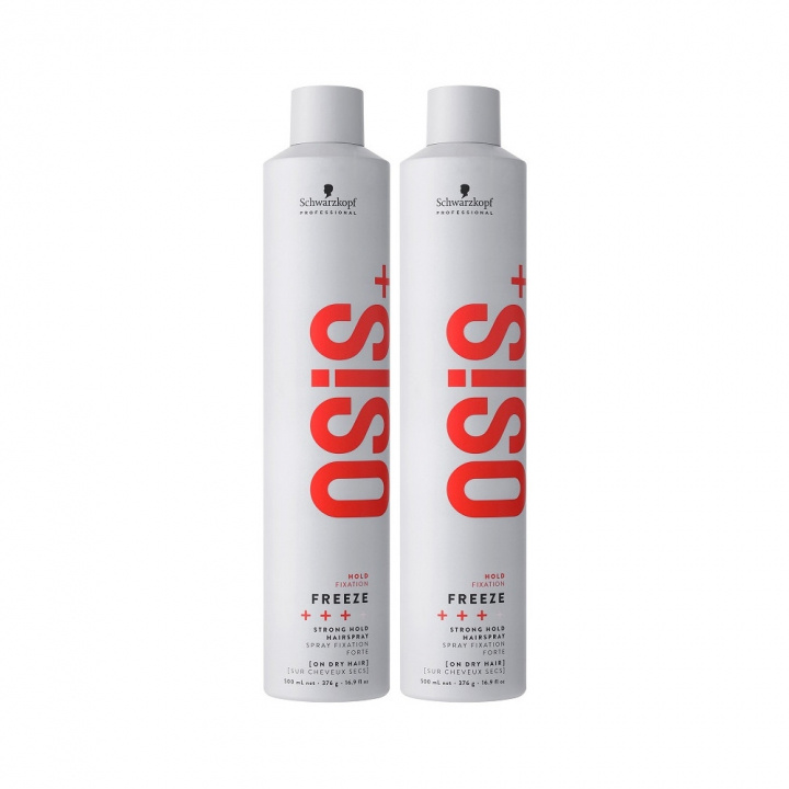 2-pack Schwarzkopf Osis Freeze 500ml ryhmässä KAUNEUS JA TERVEYS / Hiukset &Stailaus / Hiusten stailaus / Hiuslakka @ TP E-commerce Nordic AB (C00260)