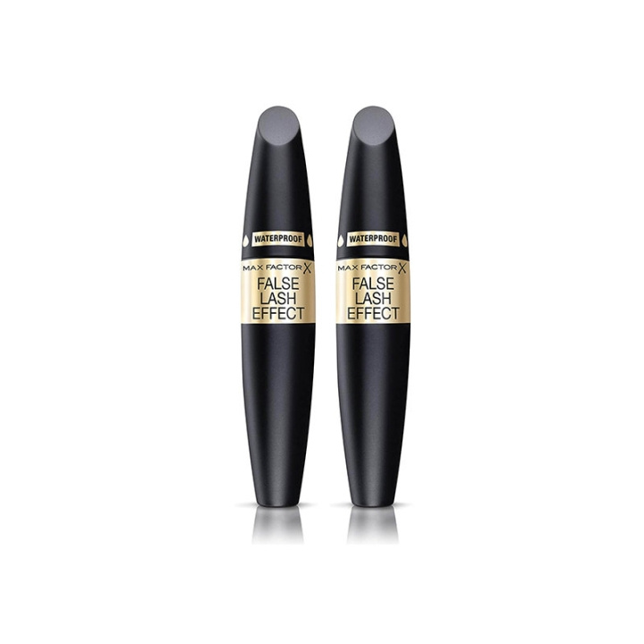 2-pack Max Factor False Lash Effect Mascara Waterproof Black 13,1ml ryhmässä KAUNEUS JA TERVEYS / Meikit / Silmät ja kulmat / Ripsiväri @ TP E-commerce Nordic AB (C00273)