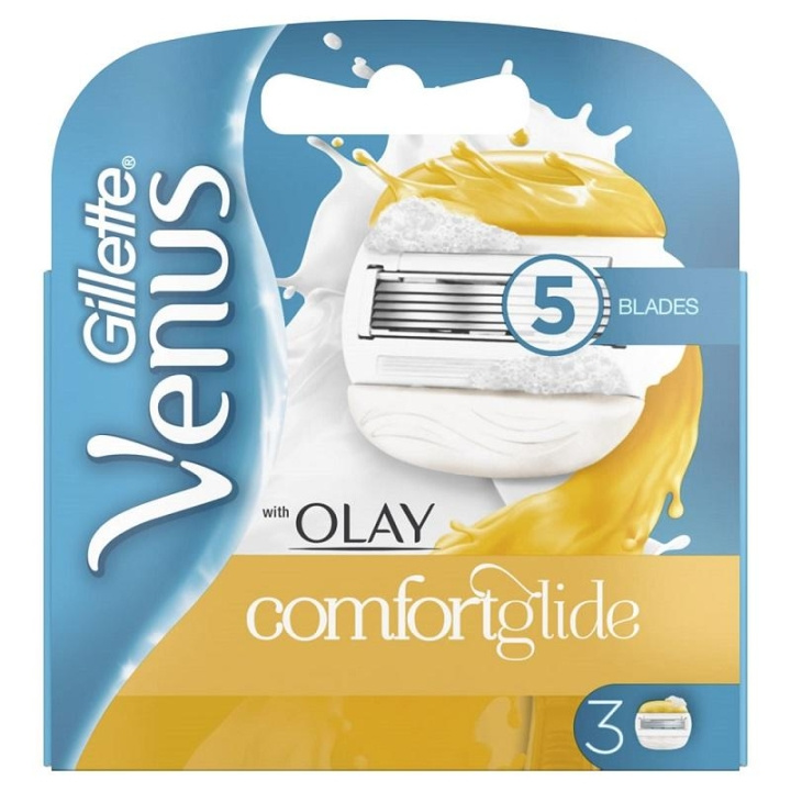 Gillette Venus Olay Comfort Glide Blades 3-pack ryhmässä KAUNEUS JA TERVEYS / Hiukset &Stailaus / Sheivaus ja trimmaus / Partahöylät & Tarvikkeet @ TP E-commerce Nordic AB (C00491)