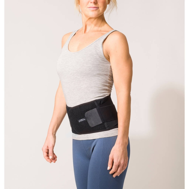 SWEDISH POSTURE Stabilize S, Lower Back Belt, Black ryhmässä URHEILU, VAPAA-AIKA JA HARRASTUS / Kuntoilutarvikkeet / Asennon tuki ja kuntoutus @ TP E-commerce Nordic AB (C00523)