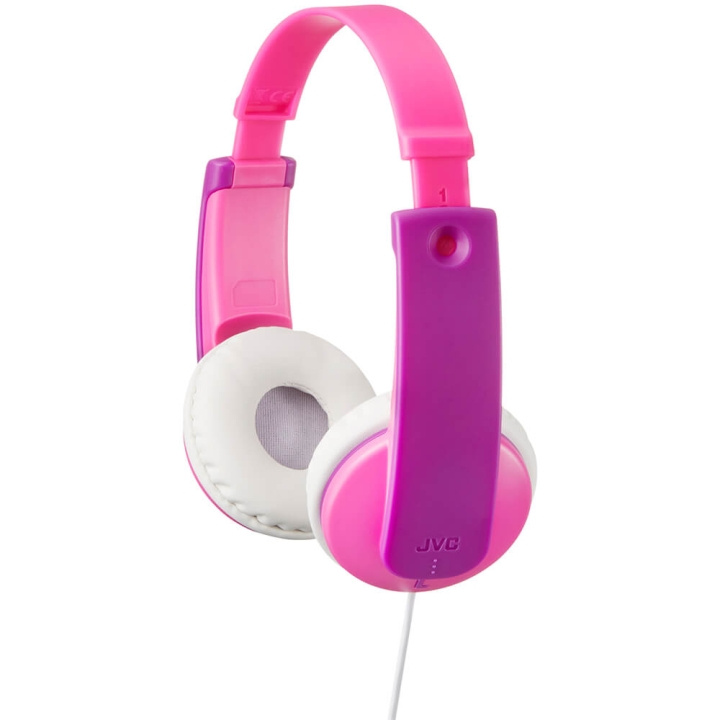 JVC Lasten kuulokkeet KD7 On-Ear 85dB Pinkki New ryhmässä KODINELEKTRONIIKKA / Ääni & Kuva / Kuulokkeet & Tarvikkeet / Kuulokkeet @ TP E-commerce Nordic AB (C00529)