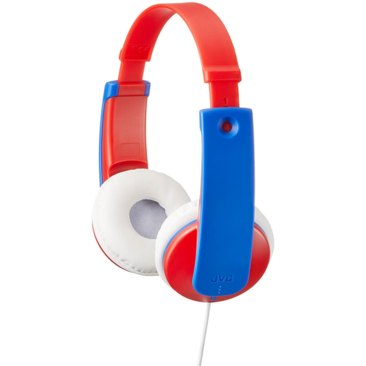 JVC Lasten kuulokkeet KD7 On-Ear 85dB Pun. New ryhmässä KODINELEKTRONIIKKA / Ääni & Kuva / Kuulokkeet & Tarvikkeet / Kuulokkeet @ TP E-commerce Nordic AB (C00530)