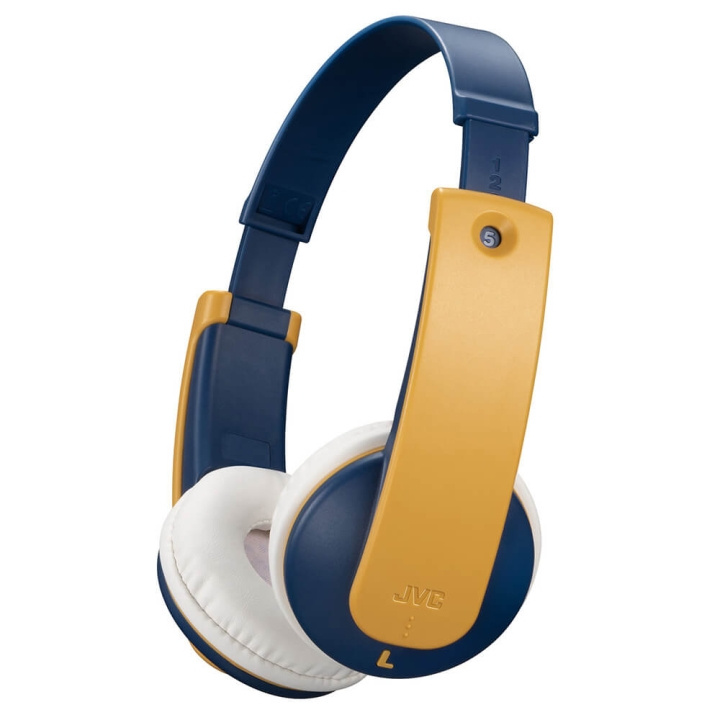 JVC Headphone KD10 On-Ear Wireless 85dB Yellow/Blue ryhmässä KODINELEKTRONIIKKA / Ääni & Kuva / Kuulokkeet & Tarvikkeet / Kuulokkeet @ TP E-commerce Nordic AB (C00532)