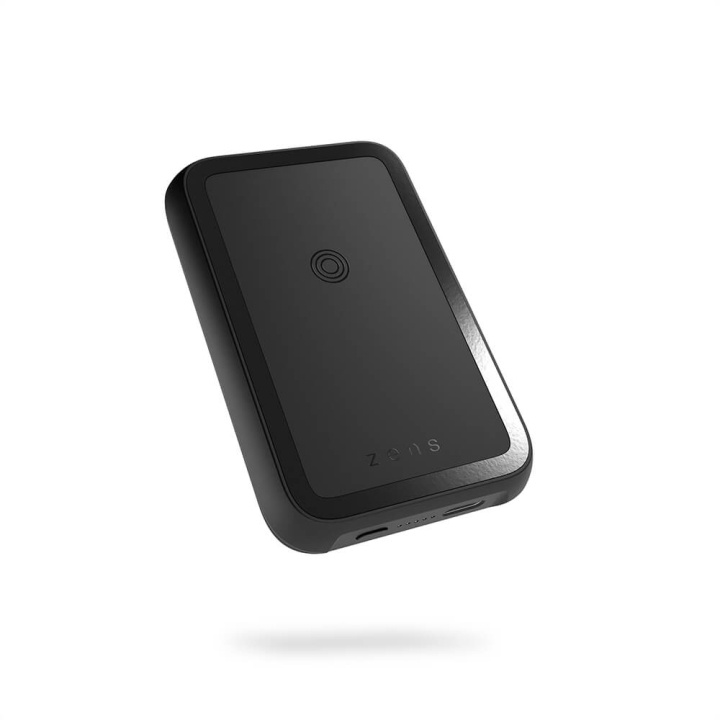 Zens Magnetic QI Powerbank One Side QI 4000mAh Svart Also QI Recharge ryhmässä ÄLYPUHELIMET JA TABLETIT / Laturit & Kaapelit / Powerbanks @ TP E-commerce Nordic AB (C00552)