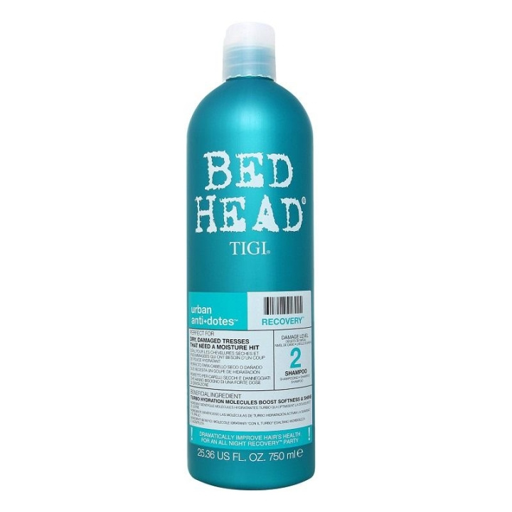 TIGI Bed Head Urban Anti Dotes Recovery 2 Shampoo 750ml ryhmässä KAUNEUS JA TERVEYS / Hiukset &Stailaus / Hiustenhoito / Shampoo @ TP E-commerce Nordic AB (C00610)