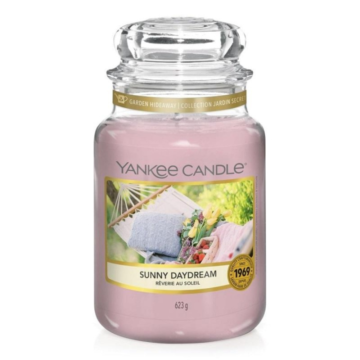 Yankee Candle Classic Large Jar Sunny Daydream 623g ryhmässä KAUNEUS JA TERVEYS / Tuoksut & Parfyymit / Muut tuoksut / Tuoksukynttilät @ TP E-commerce Nordic AB (C00626)