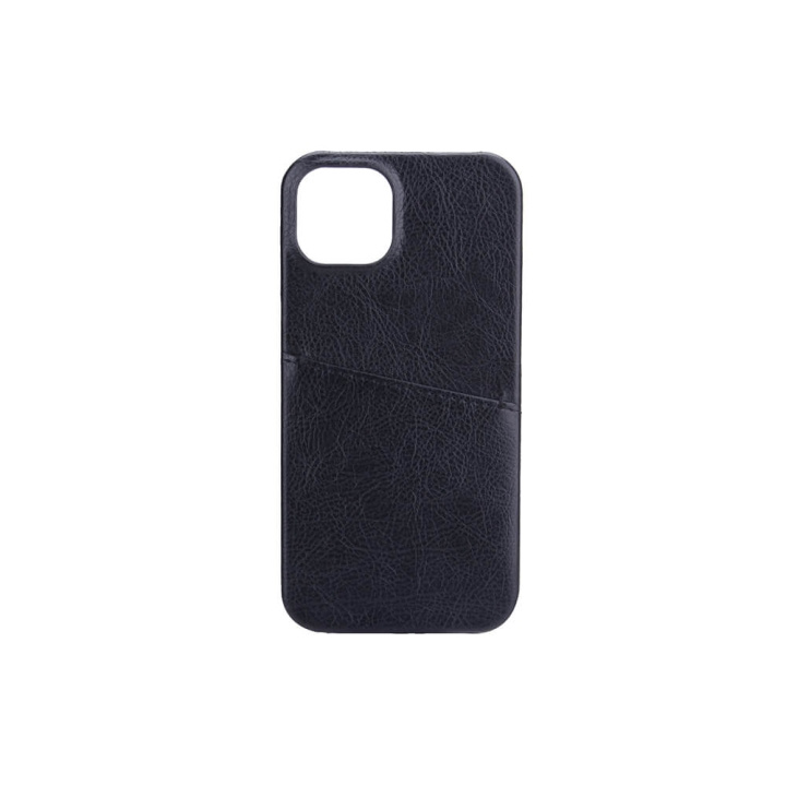 Onsala Mobilskal Svart med Kortfack iPhone 13 ryhmässä ÄLYPUHELIMET JA TABLETIT / Puhelimen suojakotelo / Apple / iPhone 13 / Kuoret @ TP E-commerce Nordic AB (C00742)