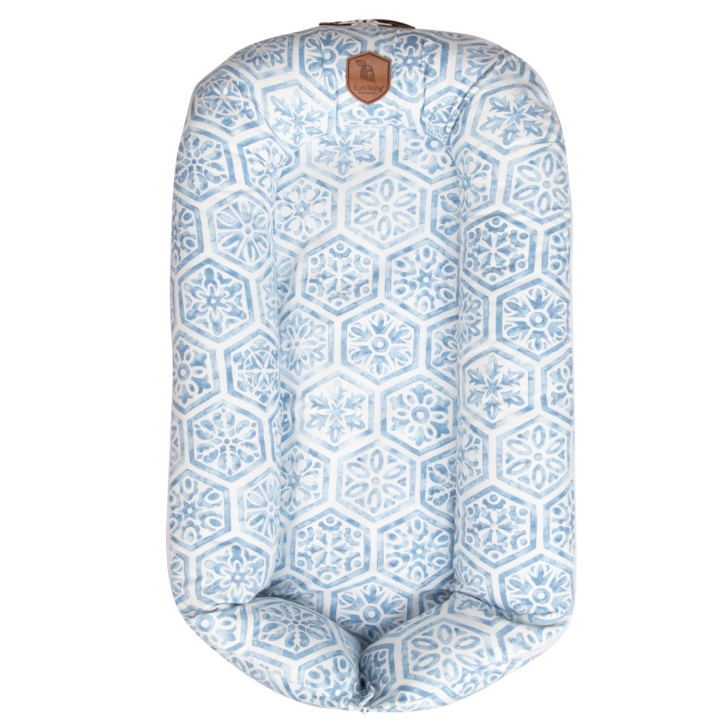 EcoViking Babynest Mediterranean Blue ryhmässä LELUT, TUOTTEET LAPSILLE JA VAUVOILLE / Lasten tekstiilit / Babynest @ TP E-commerce Nordic AB (C00766)