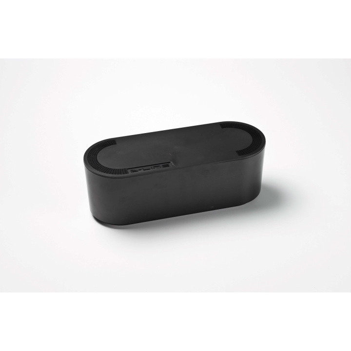 D-LINE Kabelbox Liten Svart ryhmässä KODINELEKTRONIIKKA / Kaapelit & Sovittimet / Kaapelinhallinta @ TP E-commerce Nordic AB (C00830)