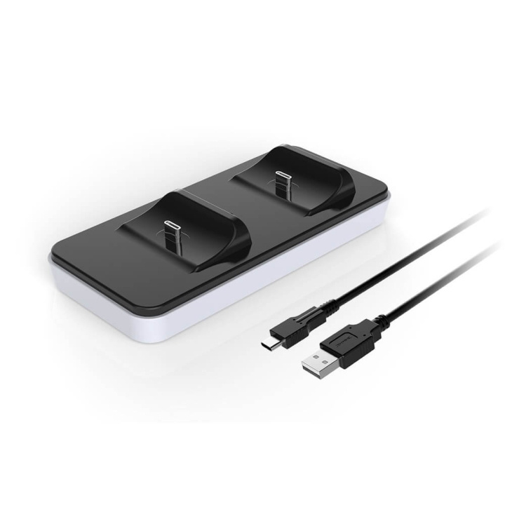 Raptor Laddare för Handkontroll Dual PS5 ryhmässä KODINELEKTRONIIKKA / Pelikonsolit & Tarvikkeet / Sony PlayStation 5 / Tarvikkeet @ TP E-commerce Nordic AB (C00840)
