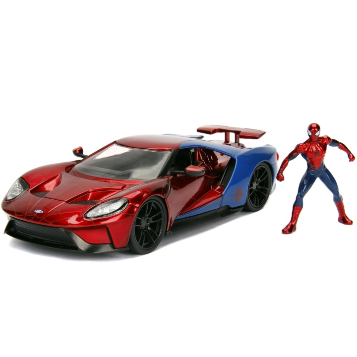 Marvel Spiderman 2017 Ford GT ryhmässä LELUT, TUOTTEET LAPSILLE JA VAUVOILLE / Leikkikalut, Askartelu &Pelit / Leikkiautot @ TP E-commerce Nordic AB (C00873)
