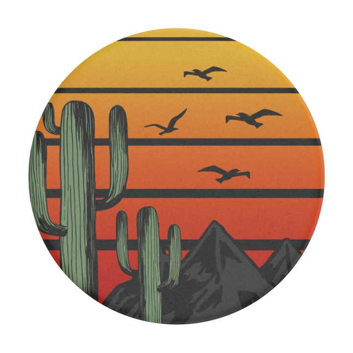 POPSOCKETS Saguaro Sunset Removable Grip with Standfunction ryhmässä ÄLYPUHELIMET JA TABLETIT / Muut tarvikkeet / Popsockets @ TP E-commerce Nordic AB (C01388)