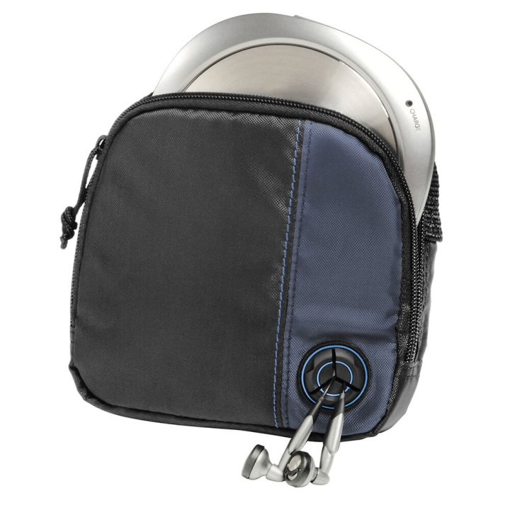 Hama CD-player Bag incl. 3x CDs Black/Blue ryhmässä KODINELEKTRONIIKKA / Tallennusvälineet / CD/DVD/BD-levyt / CD/DVD säilytys @ TP E-commerce Nordic AB (C01409)