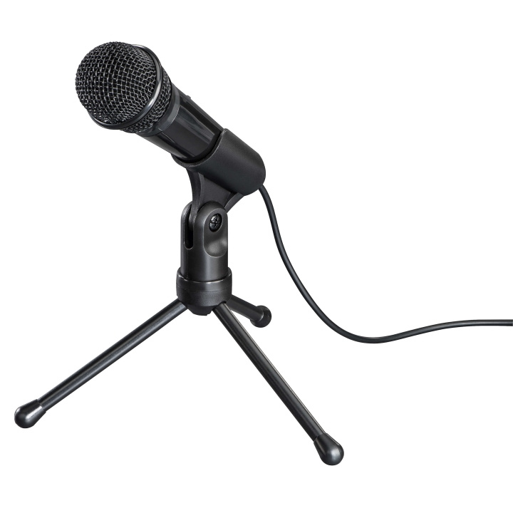HAMA Mikrofoni Allround 3.5mm Musta ryhmässä TIETOKOONET & TARVIKKEET / Tietokonetarvikkeet / Mikrofonit @ TP E-commerce Nordic AB (C01429)