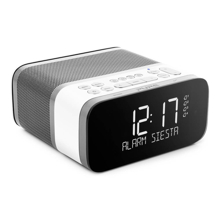 Pure FM/DAB/DAB+/BT Siesta S6 Klockradio Polar ryhmässä KODINELEKTRONIIKKA / Ääni & Kuva / Kotiteatteri, HiFi ja kannettavat / Radio & Herätyskellot / Kelloradio @ TP E-commerce Nordic AB (C01539)