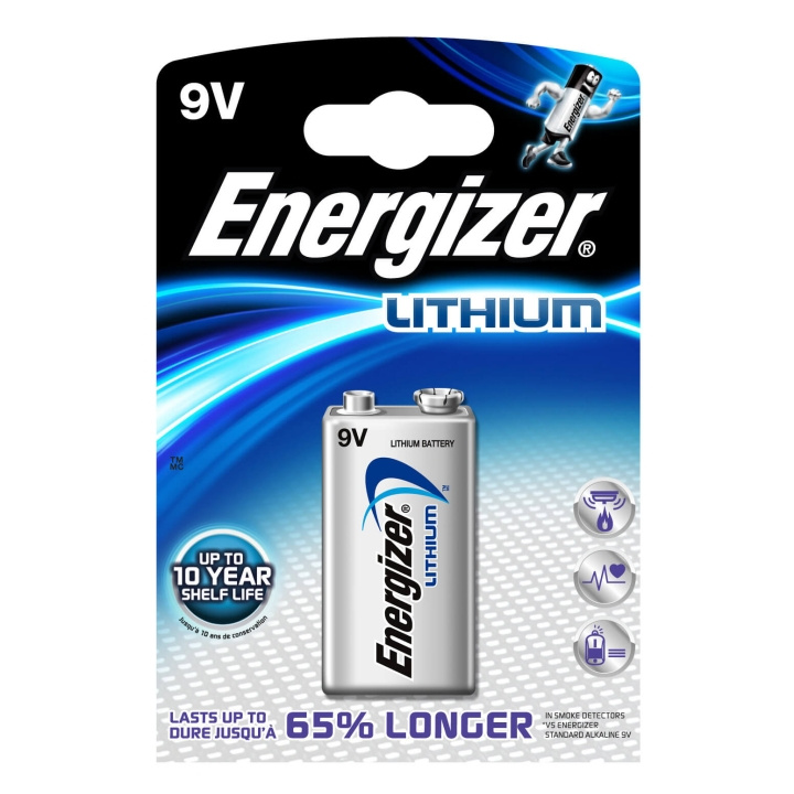 ENERGIZER Ultimate Lithium 9V 1-pack ryhmässä KODINELEKTRONIIKKA / Paristot & Laturit / Akut / 9V @ TP E-commerce Nordic AB (C01575)