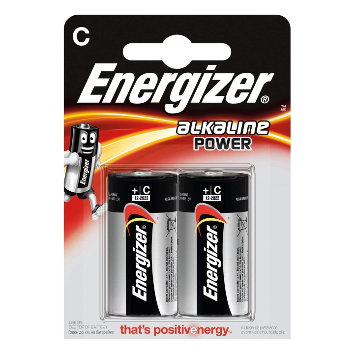 ENERGIZER Paristo C/LR14 Alkaline Power 2-pack ryhmässä KODINELEKTRONIIKKA / Paristot & Laturit / Akut / Muut @ TP E-commerce Nordic AB (C01578)