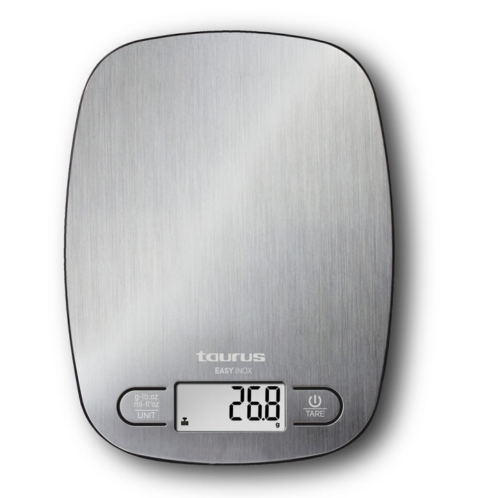 Taurus Kitchen Scale Stainless Steel ryhmässä KOTI, TALOUS JA PUUTARHA / Keittiövälineet / Keittiövaa\'at @ TP E-commerce Nordic AB (C01756)