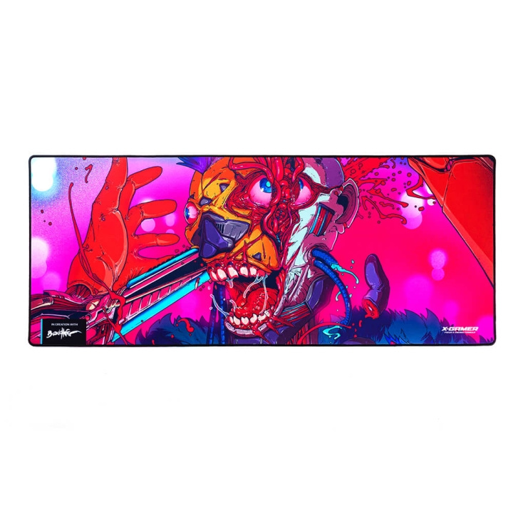 X-GAMER Hiirimatto Cyber Bot 110x450 ryhmässä TIETOKOONET & TARVIKKEET / GAMING / Hiirimatot @ TP E-commerce Nordic AB (C01797)