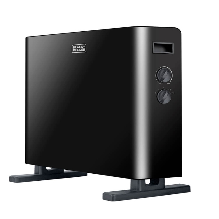 BLACK+DECKER Convector Heater 2000W Black ryhmässä KOTI, TALOUS JA PUUTARHA / Tuulettimet ja ilmastointilaitteet / Lämpöpatterit @ TP E-commerce Nordic AB (C01886)