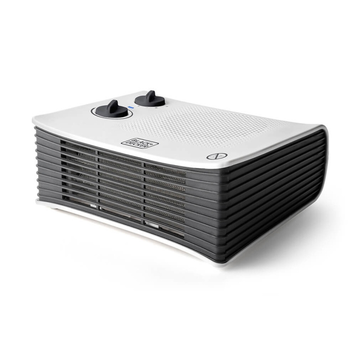 BLACK+DECKER Fan Heater 2000W White Flat ryhmässä KOTI, TALOUS JA PUUTARHA / Tuulettimet ja ilmastointilaitteet / Lämpöpuhaltimet @ TP E-commerce Nordic AB (C01889)