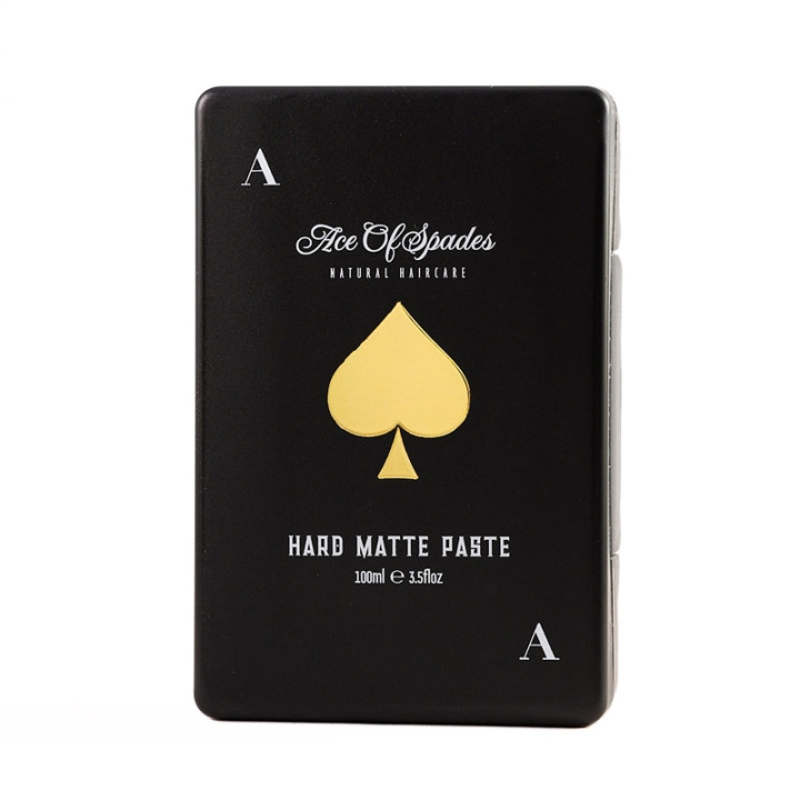 Ace of Spades Natural Haircare Hard Matte Paste 100ml ryhmässä KAUNEUS JA TERVEYS / Hiukset &Stailaus / Hiusten stailaus / Karvanpoistovaha @ TP E-commerce Nordic AB (C01952)