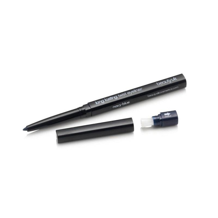 Beauty UK Twist Eye Liner Pencil - Navy Blue ryhmässä KAUNEUS JA TERVEYS / Meikit / Silmät ja kulmat / Silmänrajauskynä / Kajaali @ TP E-commerce Nordic AB (C02001)