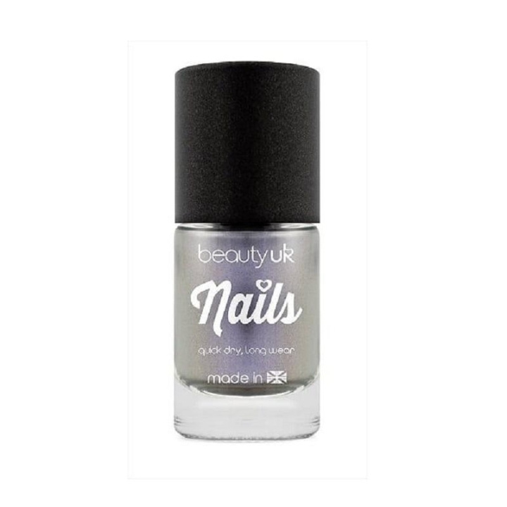 Beauty UK Chrome Nail Polish - Silver ryhmässä KAUNEUS JA TERVEYS / Manikyyri/Pedikyyri / Kynsilakka @ TP E-commerce Nordic AB (C02038)