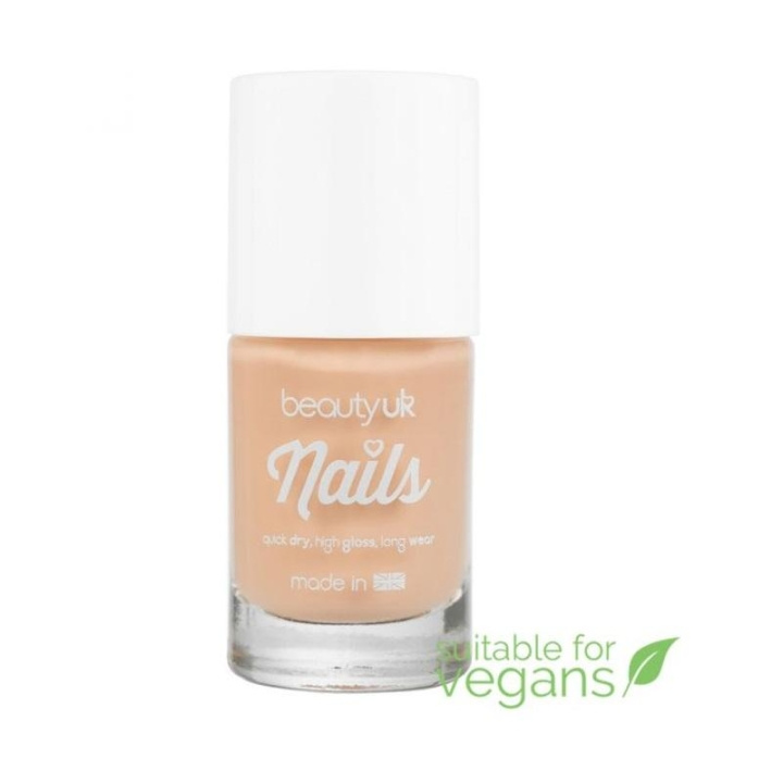 Beauty UK Nail Polish no.3 - Lets Hit The Peach ryhmässä KAUNEUS JA TERVEYS / Manikyyri/Pedikyyri / Kynsilakka @ TP E-commerce Nordic AB (C02049)