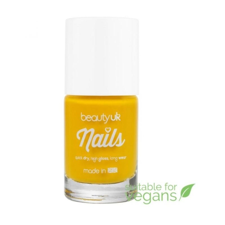 Beauty UK Nail Polish no.14 - Daffodil Delight ryhmässä KAUNEUS JA TERVEYS / Manikyyri/Pedikyyri / Kynsilakka @ TP E-commerce Nordic AB (C02054)