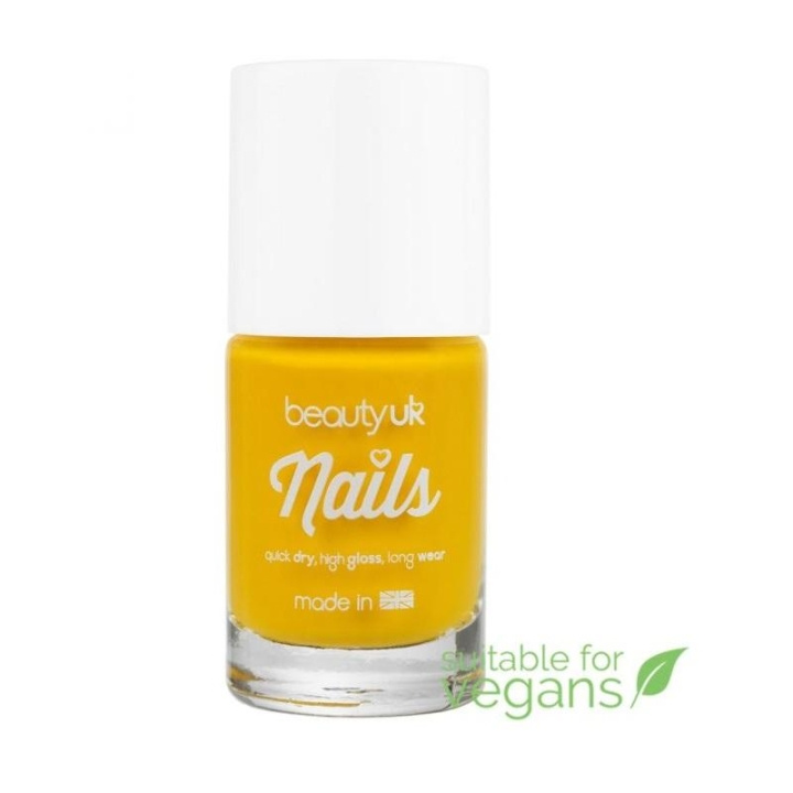 Beauty UK Nail Polish no.14 - Daffodil Delight ryhmässä KAUNEUS JA TERVEYS / Manikyyri/Pedikyyri / Kynsilakka @ TP E-commerce Nordic AB (C02054)
