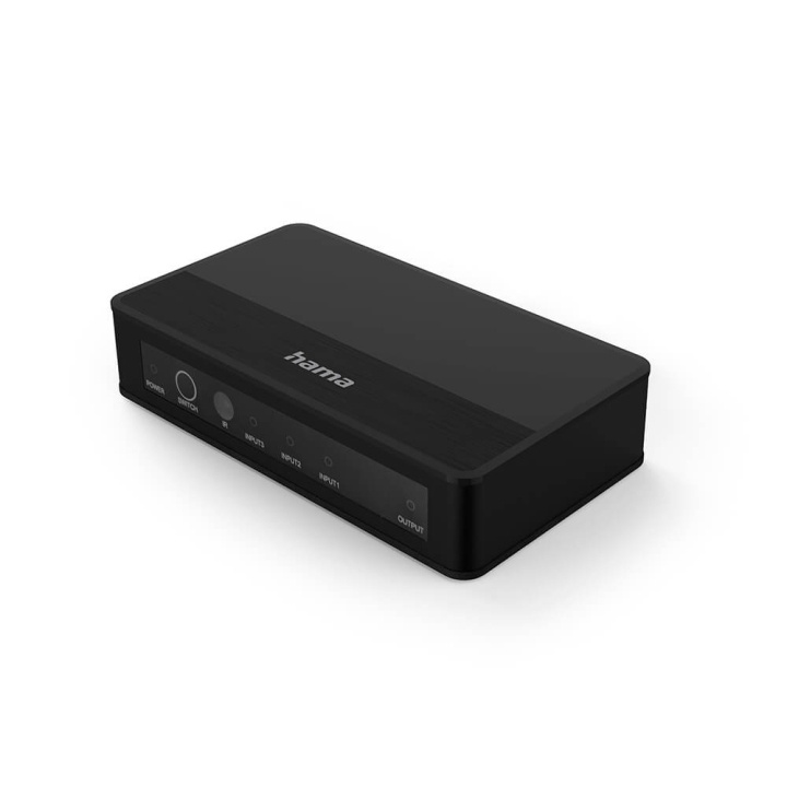 Hama Switcher HDMI 3x1 4K ryhmässä TIETOKOONET & TARVIKKEET / Kaapelit & Sovittimet / Adapterit @ TP E-commerce Nordic AB (C02183)