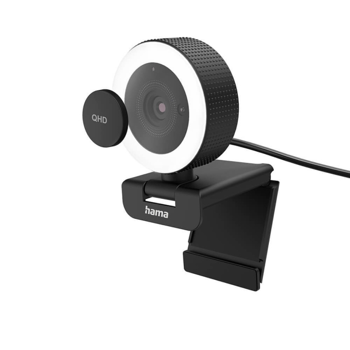 HAMA Webcam C-800 Pro Ring Light ryhmässä TIETOKOONET & TARVIKKEET / Tietokonetarvikkeet / Web-kamerat @ TP E-commerce Nordic AB (C02185)