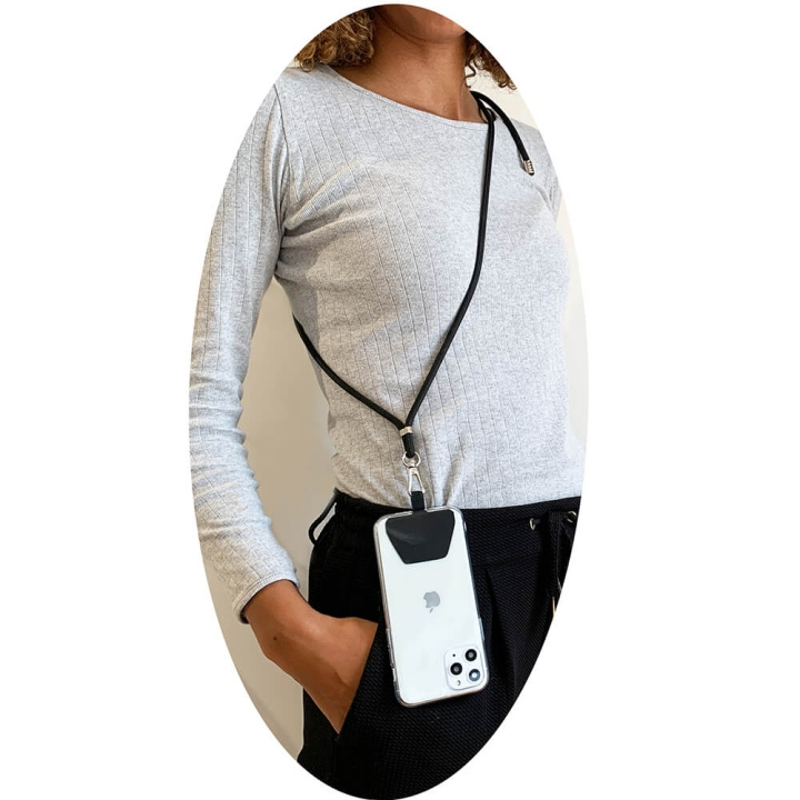 Onsala Neckstrap Universal Black ryhmässä ÄLYPUHELIMET JA TABLETIT / Muut tarvikkeet / Muut @ TP E-commerce Nordic AB (C02241)