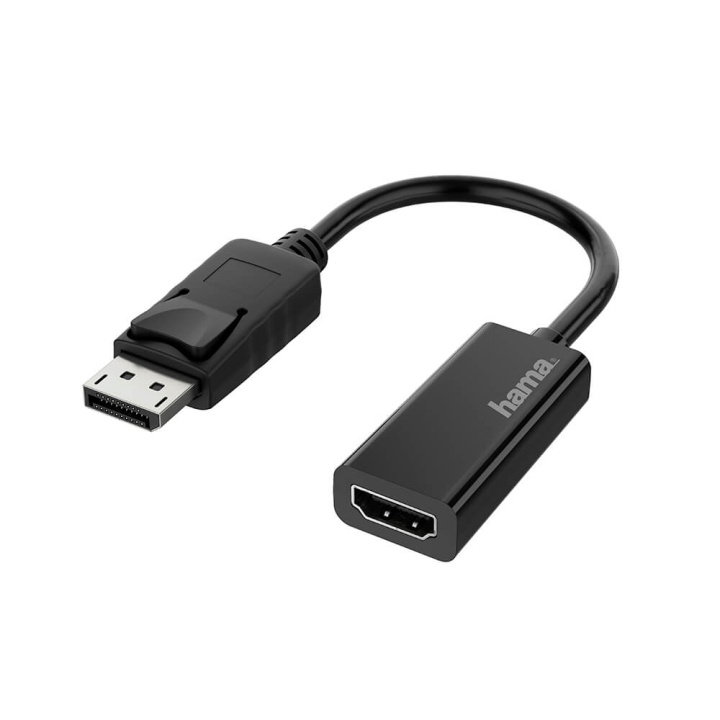Hama Adapter Multimedia DisplayPort-HDMI 4K ryhmässä TIETOKOONET & TARVIKKEET / Kaapelit & Sovittimet / DisplayPort / Sovittimet @ TP E-commerce Nordic AB (C02260)