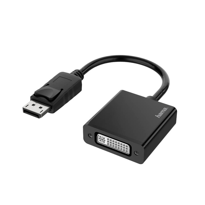 Hama Adapter Multimedia DisplayPort-DVI 4K ryhmässä TIETOKOONET & TARVIKKEET / Kaapelit & Sovittimet / DisplayPort / Sovittimet @ TP E-commerce Nordic AB (C02261)
