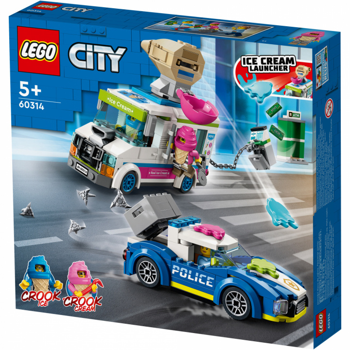 Lego City Police - Polisjakt efter glassbil ryhmässä LELUT, TUOTTEET LAPSILLE JA VAUVOILLE / Leikkikalut, Askartelu &Pelit / Rakennuslelut / Lego @ TP E-commerce Nordic AB (C02306)