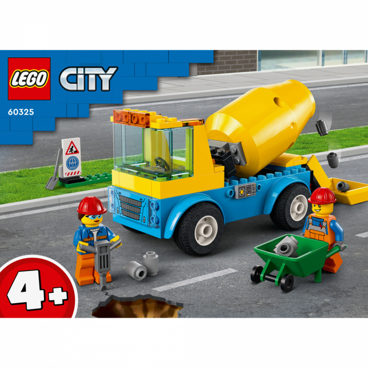 Lego City Great Vehicles - Cementblandare ryhmässä LELUT, TUOTTEET LAPSILLE JA VAUVOILLE / Leikkikalut, Askartelu &Pelit / Rakennuslelut / Lego @ TP E-commerce Nordic AB (C02314)