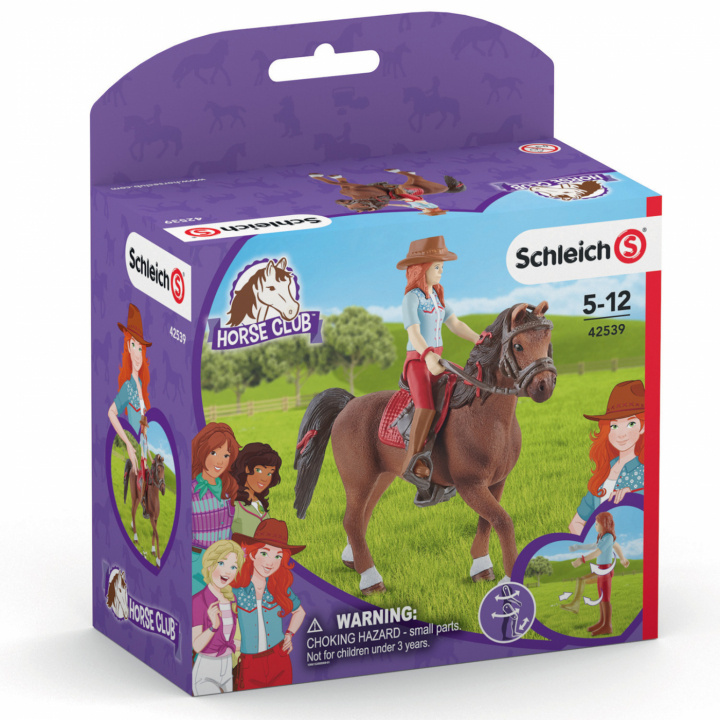 Schleich Horse Club Hannah & Cayenne ryhmässä LELUT, TUOTTEET LAPSILLE JA VAUVOILLE / Leikkikalut, Askartelu &Pelit / Figuurit & miniatyyrit @ TP E-commerce Nordic AB (C02406)