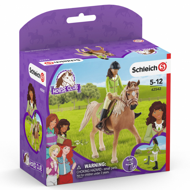 Schleich Horse Club 42542 - Sarah ja Mystery ryhmässä LELUT, TUOTTEET LAPSILLE JA VAUVOILLE / Leikkikalut, Askartelu &Pelit / Figuurit, miniatyyrit ja tarvikkeet @ TP E-commerce Nordic AB (C02409)