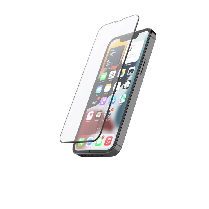 Hama Härdat Glas Full Cover iPhone 13 mini ryhmässä ÄLYPUHELIMET JA TABLETIT / Puhelimen suojakotelo / Apple / iPhone 13 / Kuoret @ TP E-commerce Nordic AB (C02440)