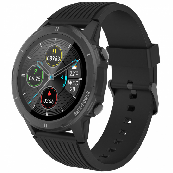 Denver Bluetooth Smart Watch med pulssensor, Svart ryhmässä URHEILU, VAPAA-AIKA JA HARRASTUS / Urheilu- ja sykekellot / Älykellot @ TP E-commerce Nordic AB (C02546)