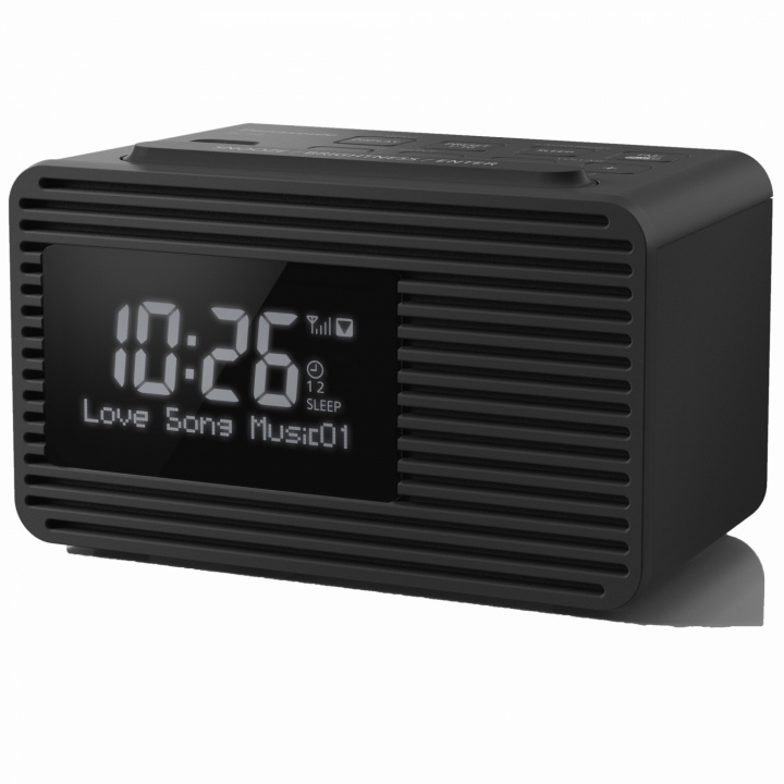 Clock Radio DAB+/USB ryhmässä KODINELEKTRONIIKKA / Ääni & Kuva / Kotiteatteri, HiFi ja kannettavat / Radio & Herätyskellot / Kelloradio @ TP E-commerce Nordic AB (C02754)