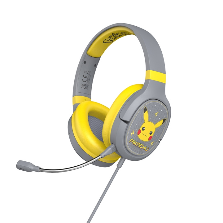 POKEMON Pikachu Headset Over-Ear ryhmässä TIETOKOONET & TARVIKKEET / GAMING / Kuulokkeet @ TP E-commerce Nordic AB (C02977)