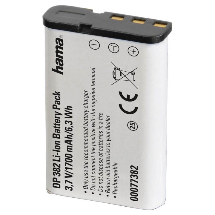 Hama Kamerabatteri Casio NP-90 Li-Ion 3,7V/1700mAh ryhmässä KODINELEKTRONIIKKA / Valokuvat & Videot / Kamera-akut @ TP E-commerce Nordic AB (C03244)