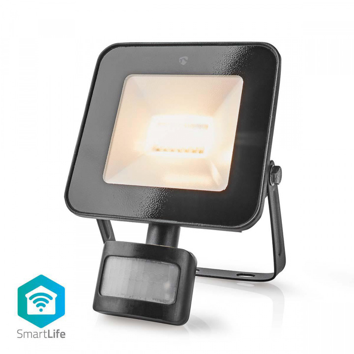 Nedis Smartlife Outdoor Light | Liiketunnistin | 1500 lm | Wi-Fi | 20 W | Himmennettävä Valkoinen | 3000 - 6500 K | Alumiini | Android™ / IOS ryhmässä KOTI, TALOUS JA PUUTARHA / Älykodit / Älykäs valaistus @ TP E-commerce Nordic AB (C03296)